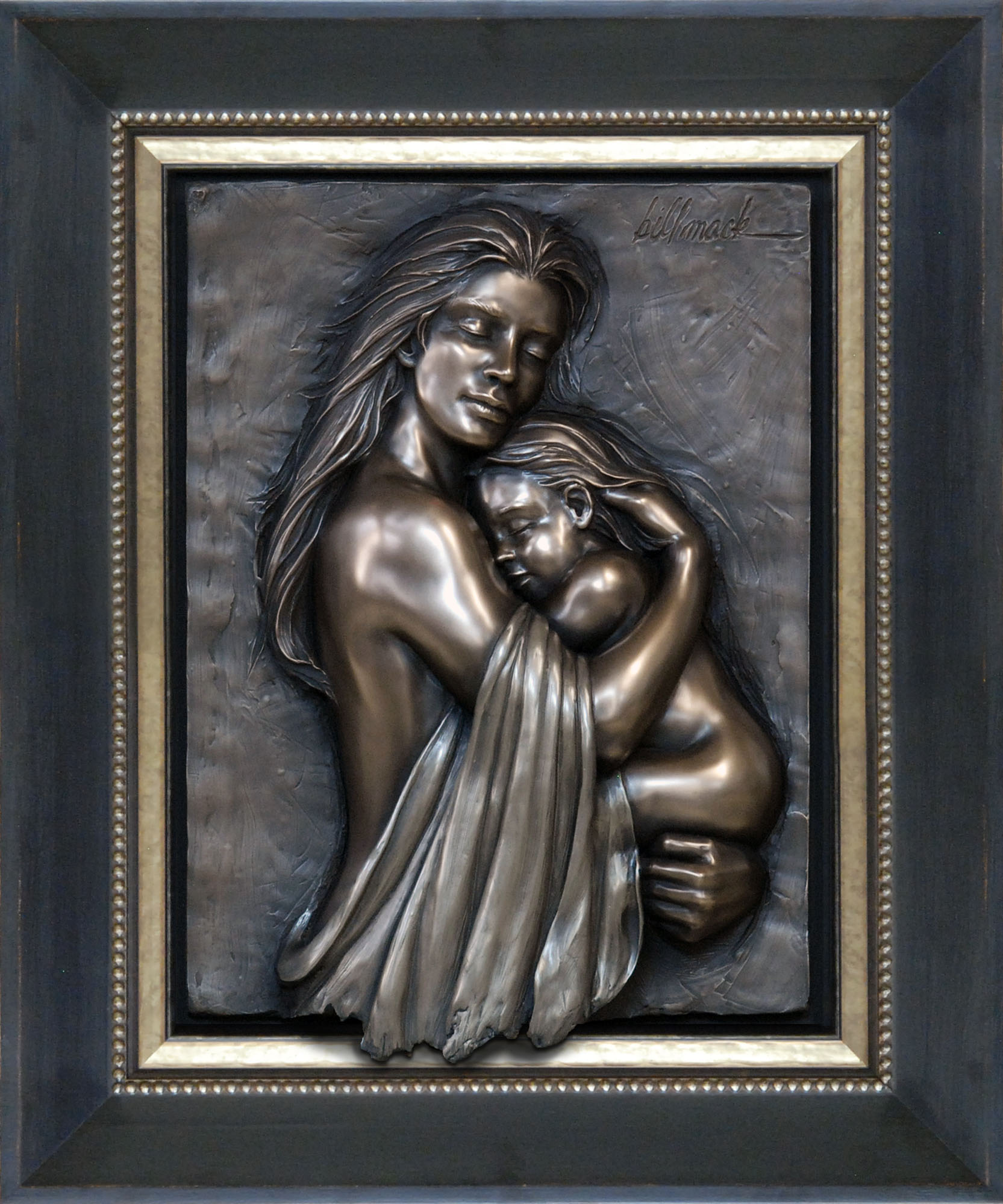 Bill Mack Tenderly (Bonded Mixed Metals) (Framed)